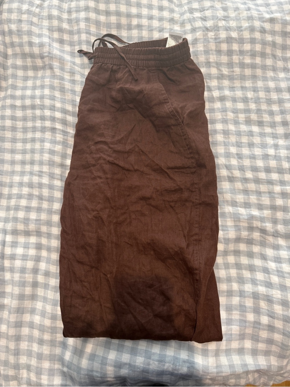 Banana republic linen Brown Drawstring Pants
